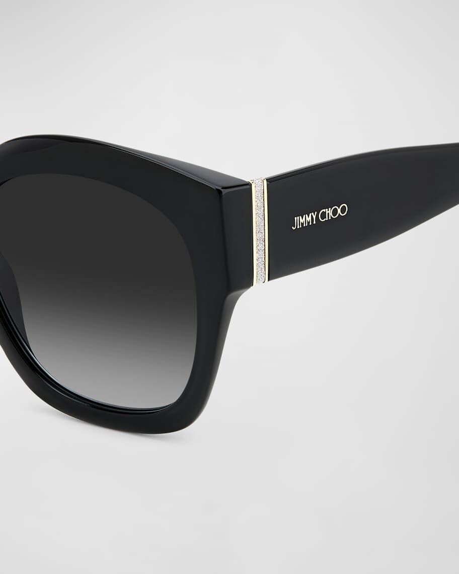 

Солнцезащитные очки Leelas Square из ацетата Jimmy Choo