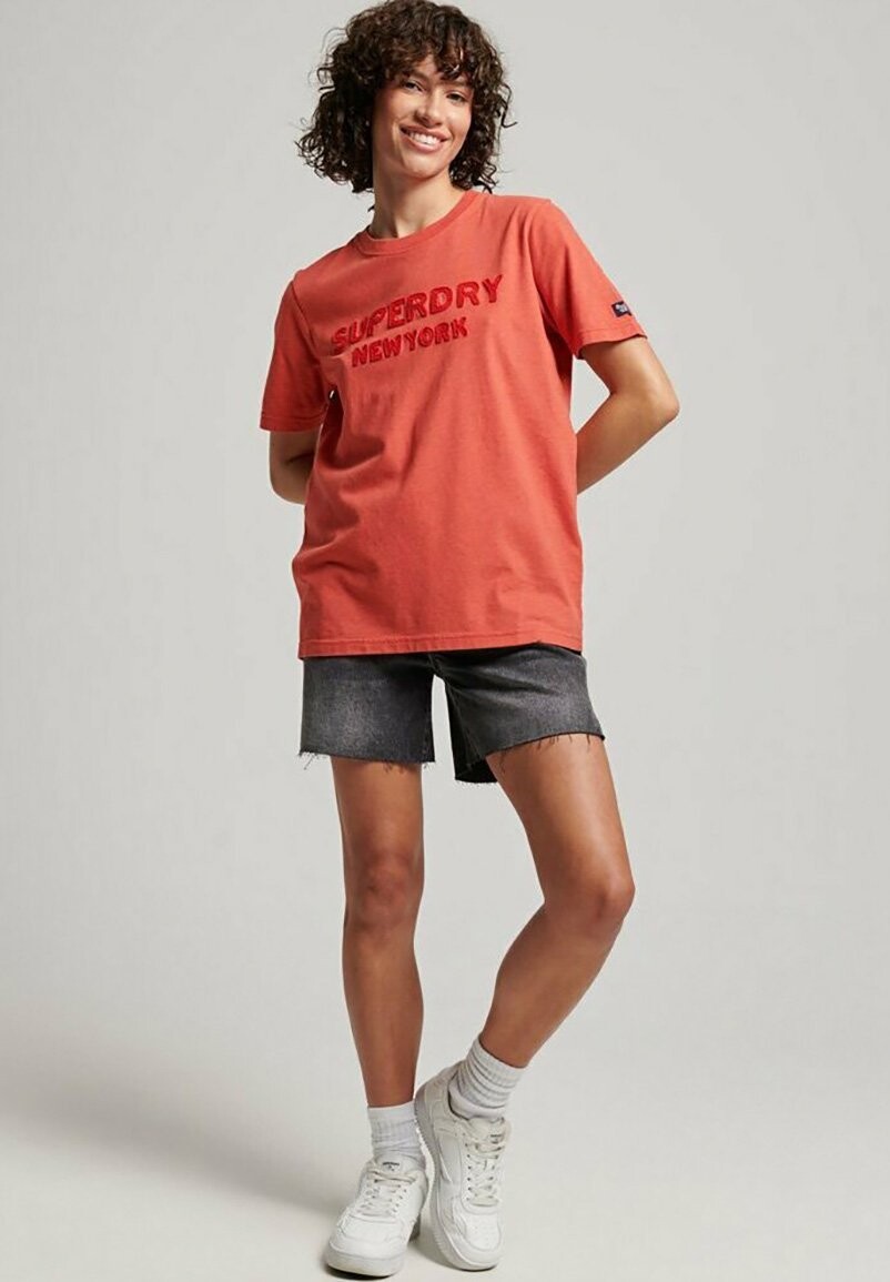 

Футболка с принтом Superdry, Оранжевый