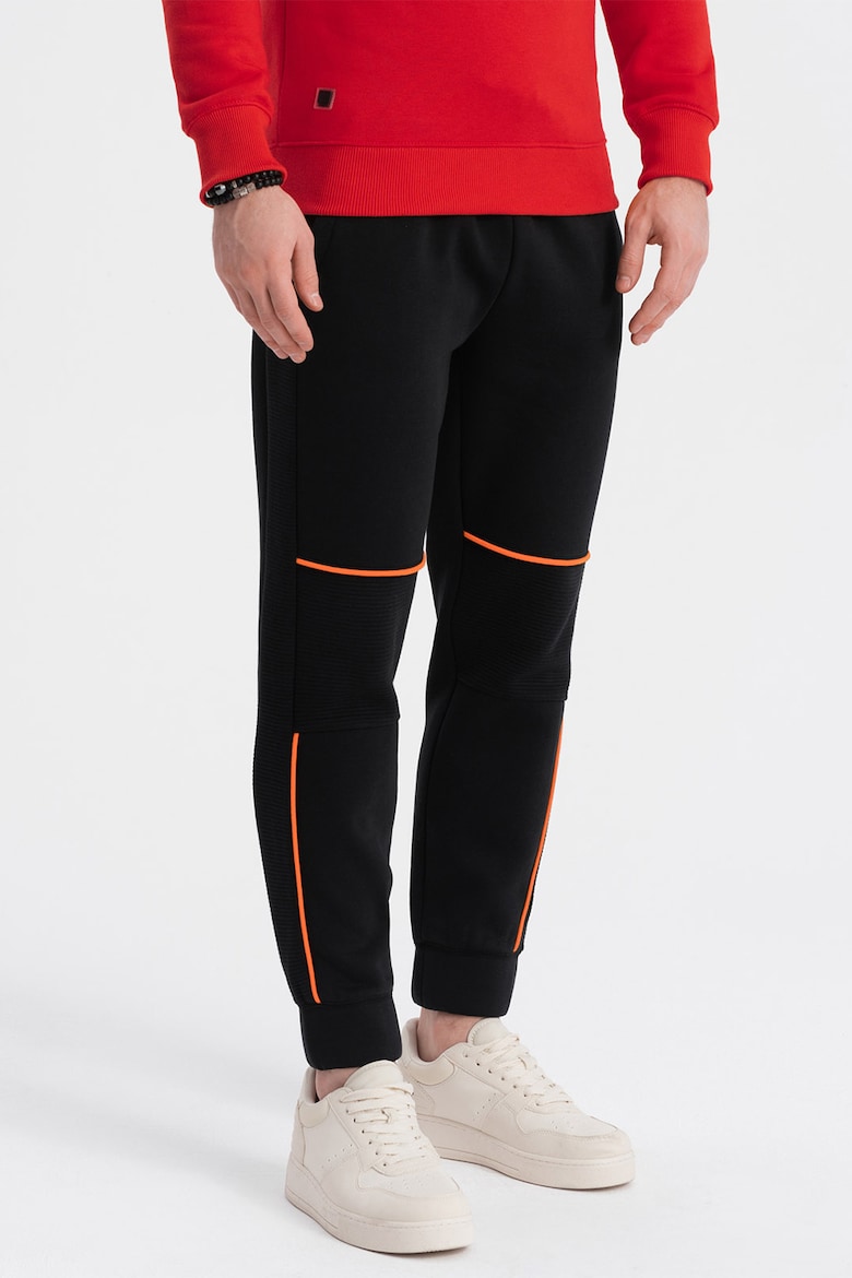 Спортивные брюки с контрастами Ombre, черный спортивные брюки с контрастами ombre серый