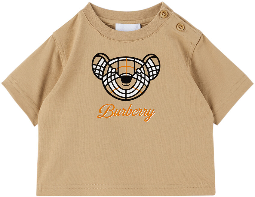 

Футболка Baby Beige Thomas Bear Archive бежевая Burberry