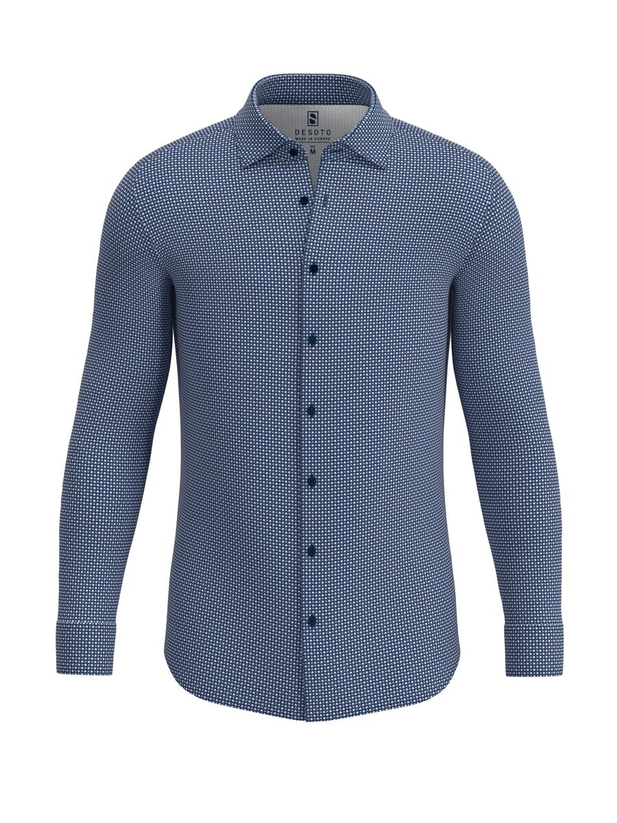 

Рубашка DESOTO Slim fit Button Up, темно-синий
