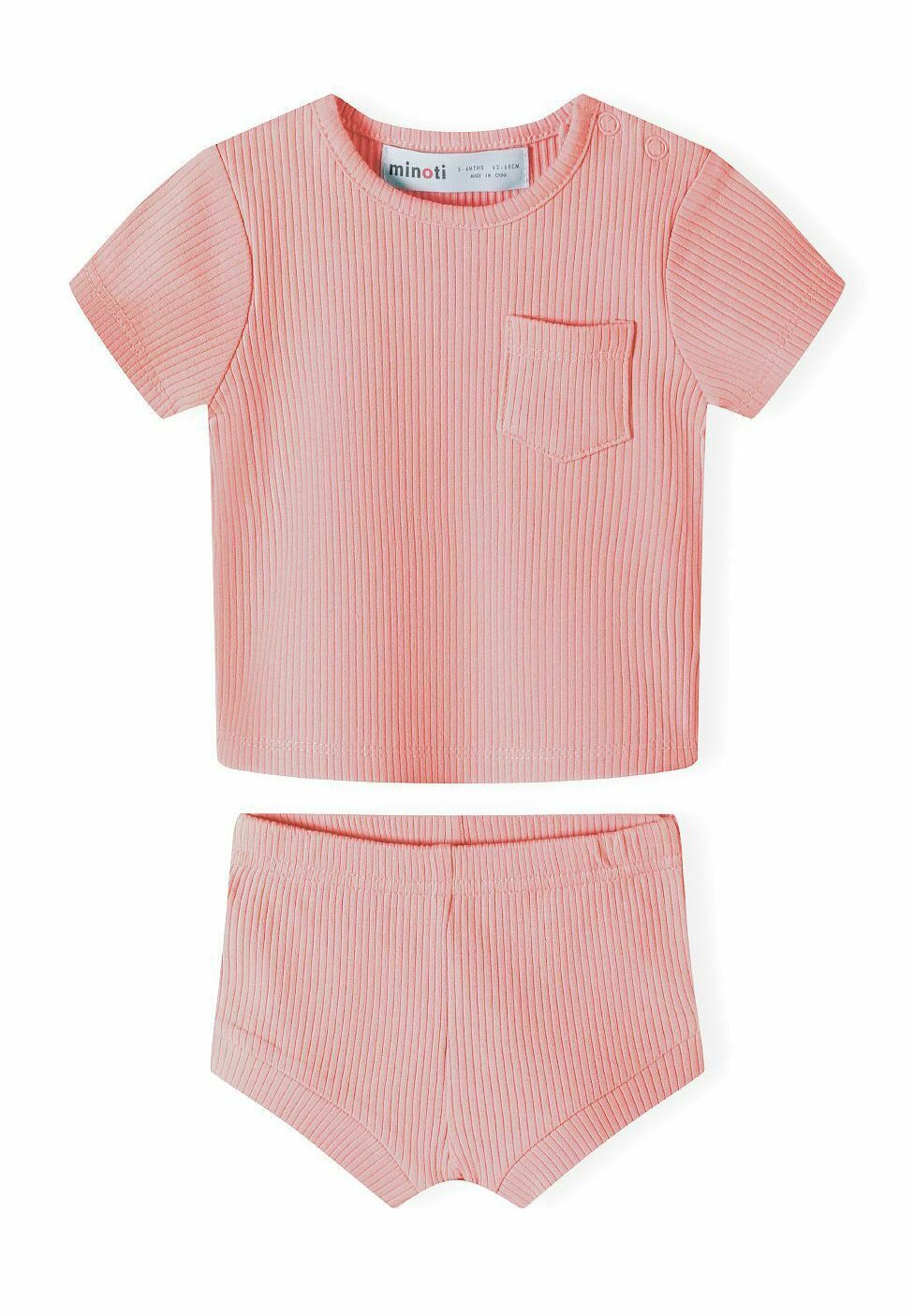 Комплект одежды для сна 2 PIECE SHORT SLEEVE SET MINOTI, цвет pink