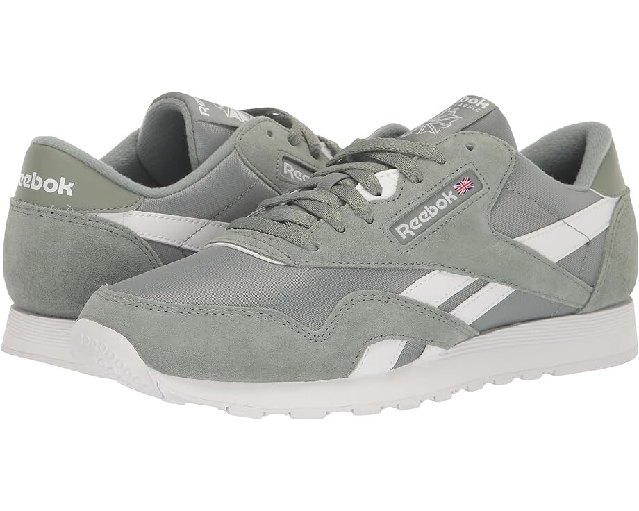 

Кроссовки Reebok Classic Nylon, цвет Harmony Green/White