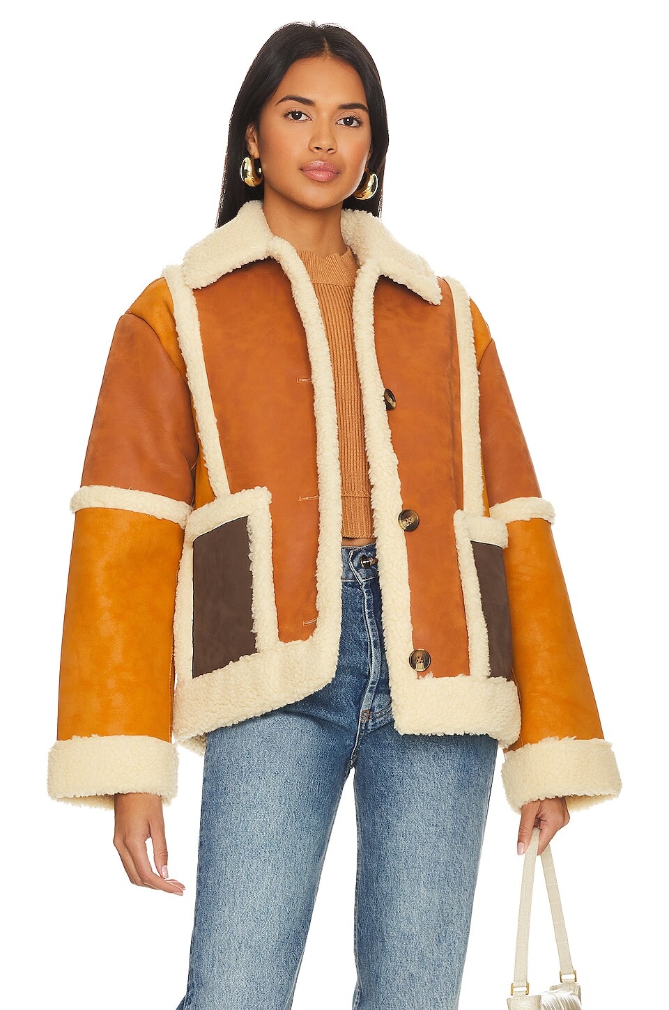 

Куртка L'Academie x Marianna Millie Sherpa, цвет Multi