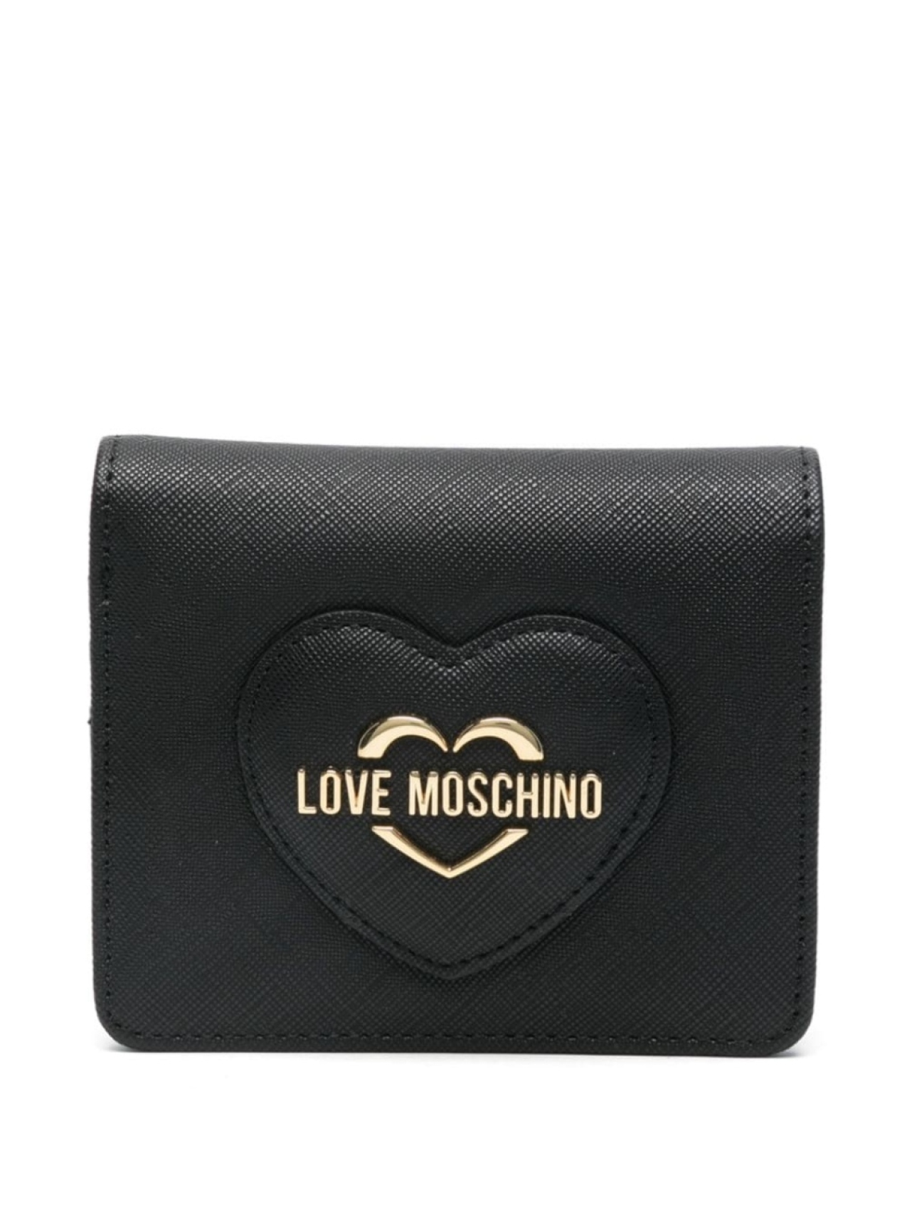 

Кошелек с логотипом Love Moschino, черный