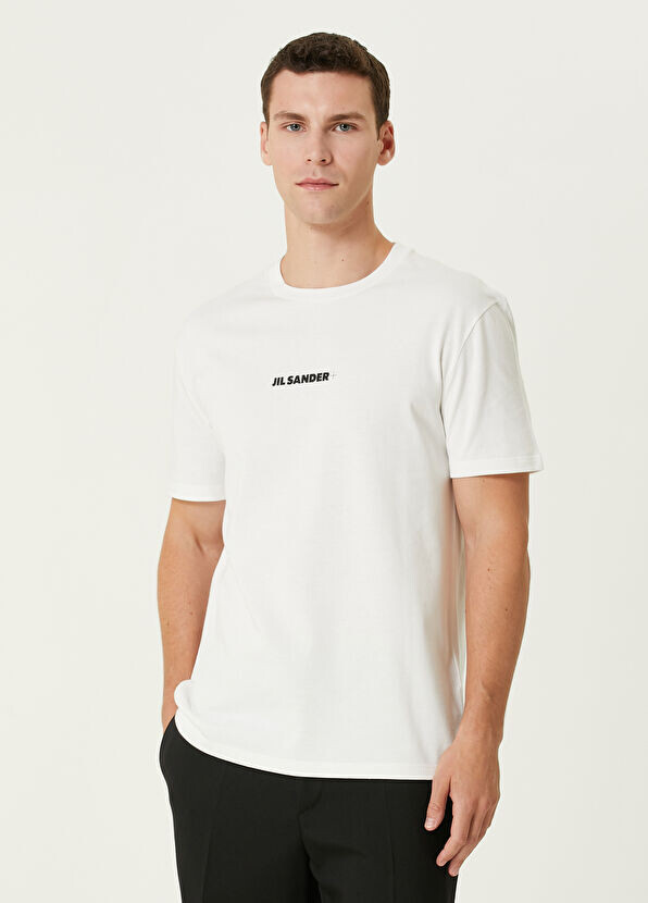 

Футболка с логотипом Jil Sander, белый