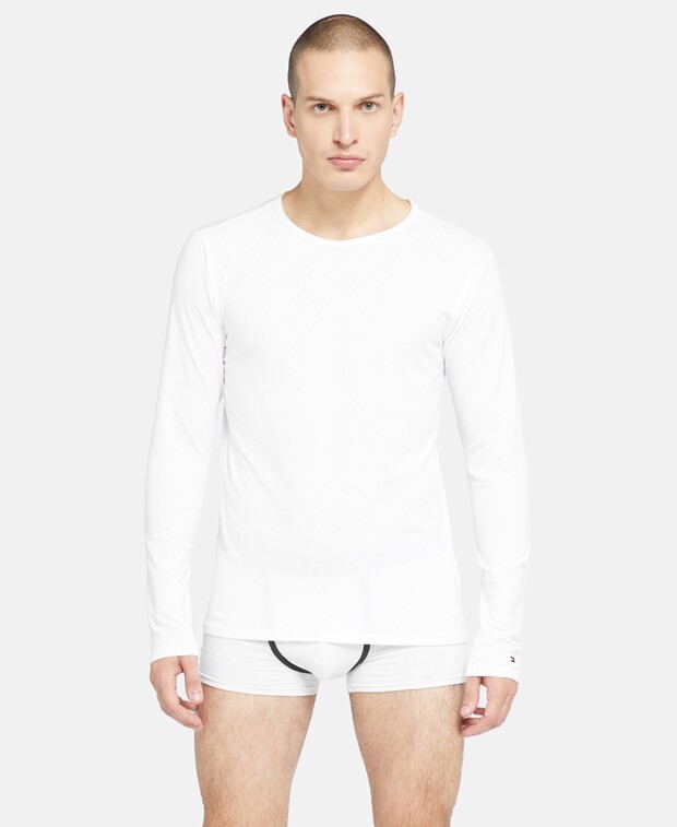 

Топ с длинными рукавами, упаковка 3 шт. Tommy Hilfiger, белый