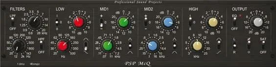 

Плагин эквалайзера консоли PSP Audioware McQ