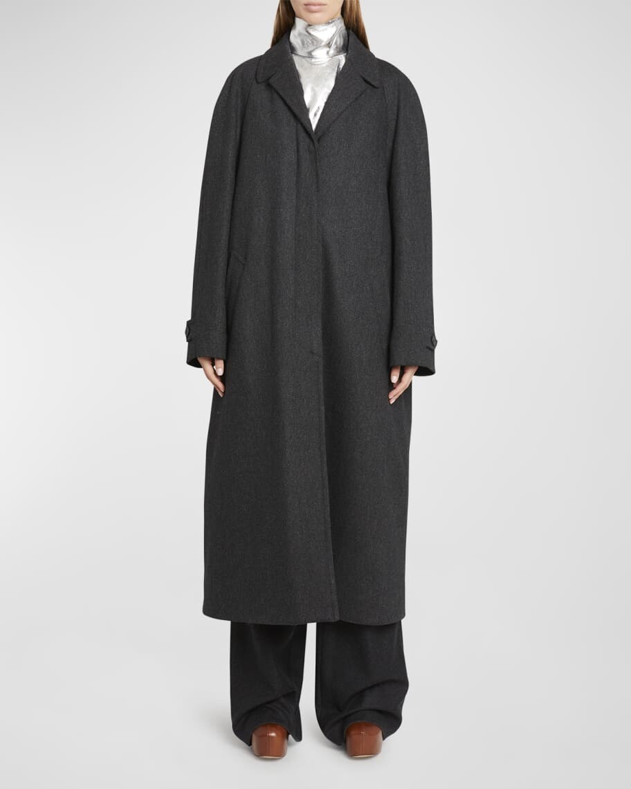 

Шерстяное пальто Rankin с металлизированной подкладкой Dries Van Noten