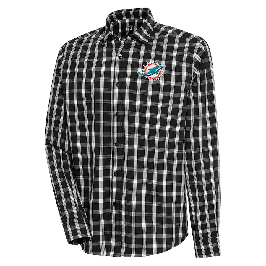 

Рубашка Antigua Miami Dolphins, черный