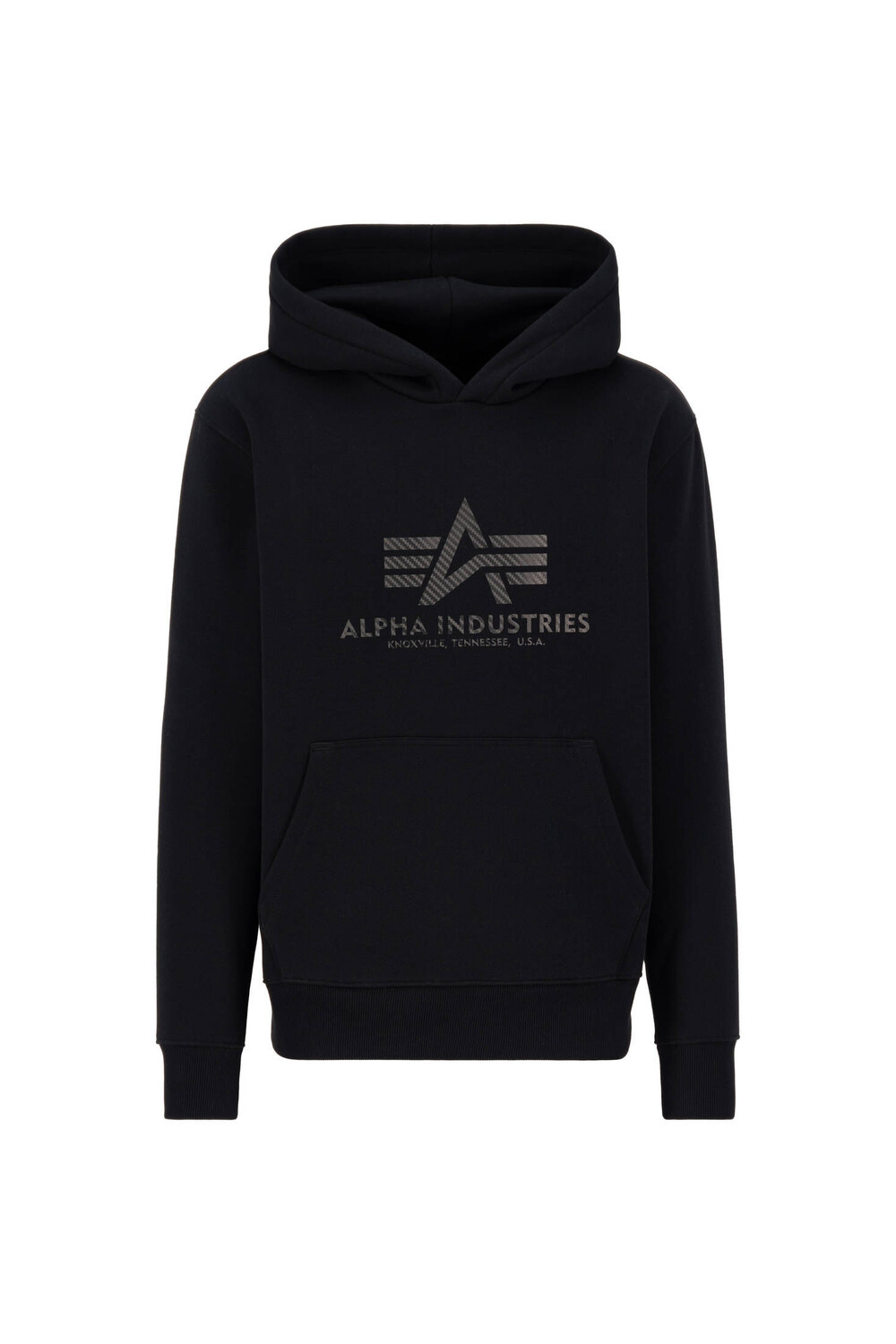 

Толстовка из карбона стандартного кроя Alpha Industries, черный
