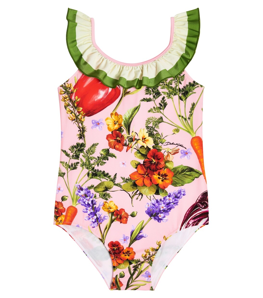 

Цветочный купальник Dolce&Gabbana, розовый