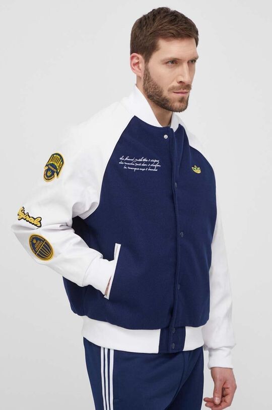 

Куртка бомбер adidas Originals, темно-синий