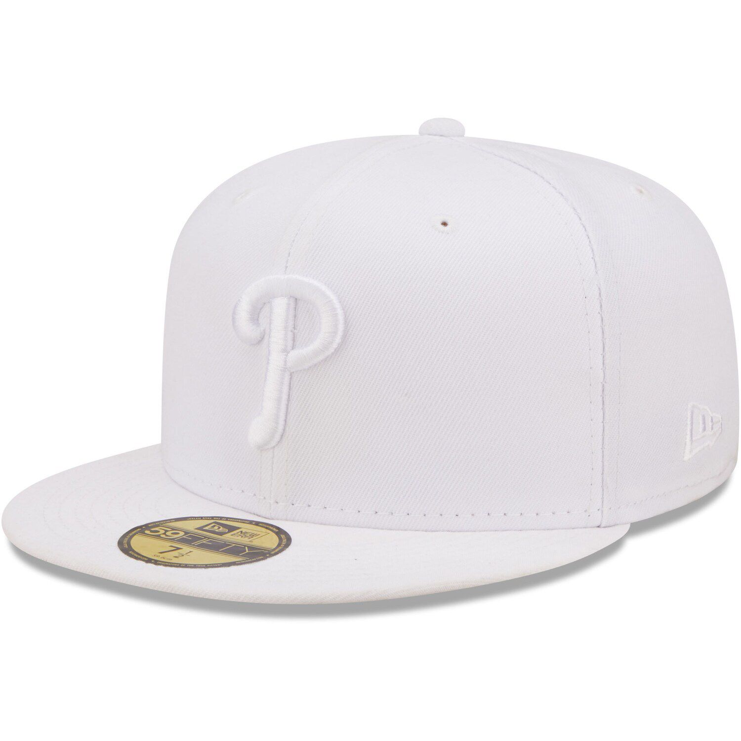 

Мужская приталенная шляпа New Era Philadelphia Phillies White on White 59FIFTY