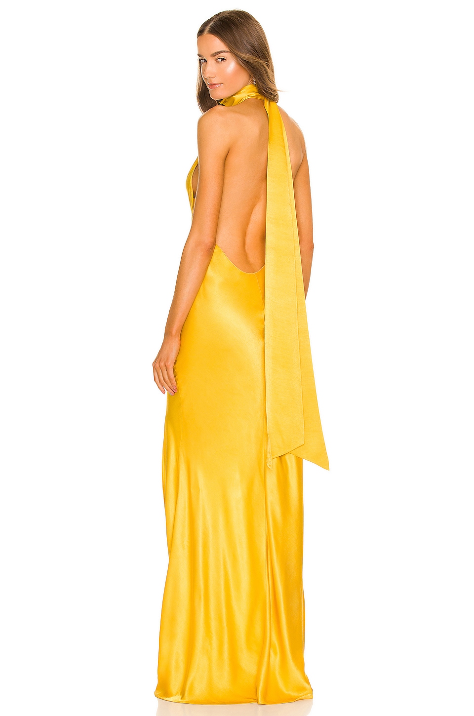 Платье SAU LEE Penelope Gown, золотой