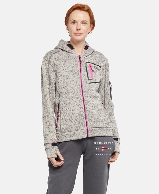 

Куртка с капюшоном Geographical Norway, средне-серый