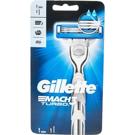 

Мужская бритва Mach3 Turbo с ручкой и 1 сменным лезвием, Gillette