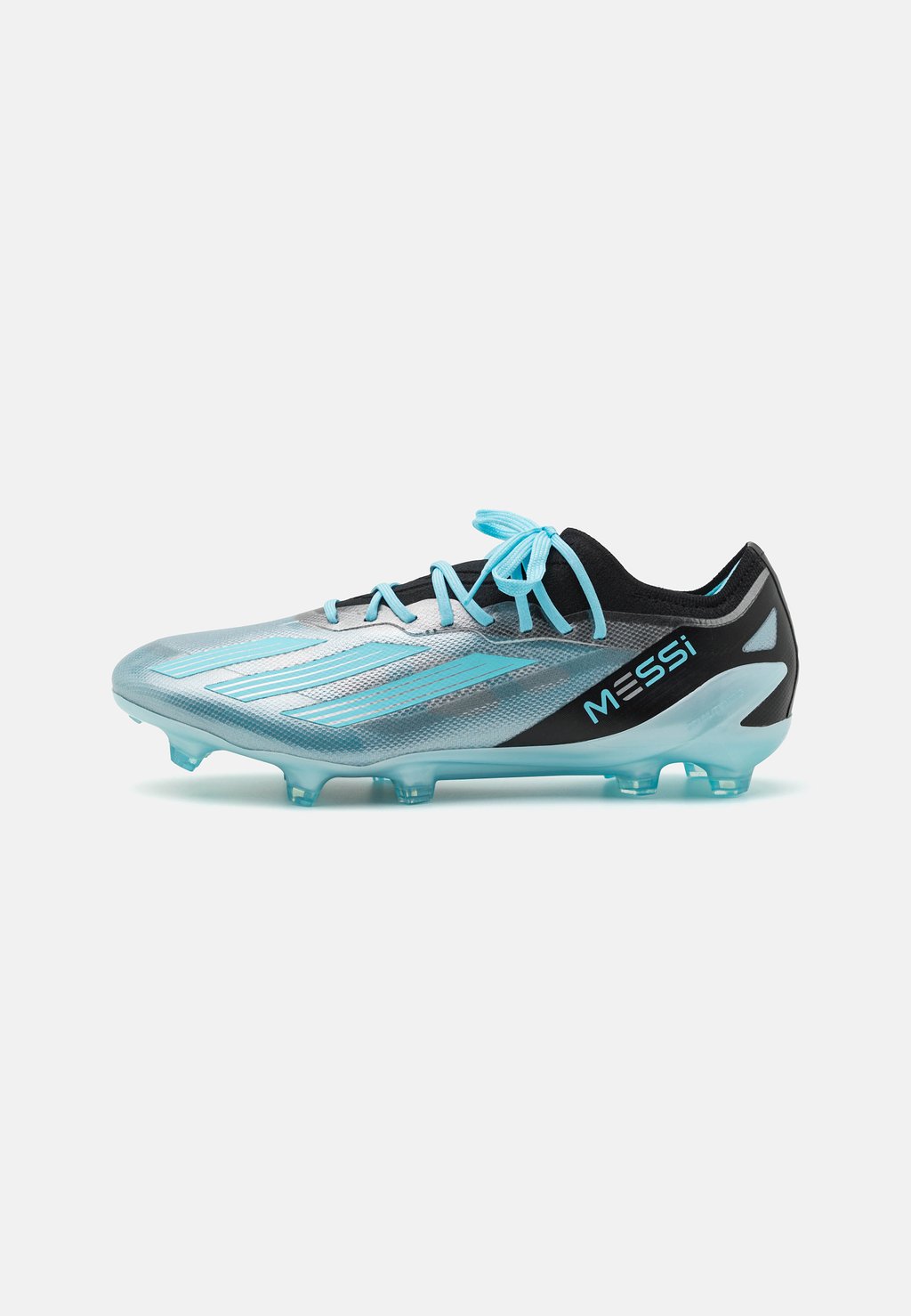 

бутсы с шипами X Crazyfast Messi.1 Adidas, цвет silver metallic/bliss blue/core black