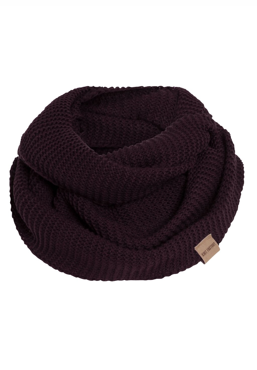 

Снуд JAMIE Knit Factory, цвет aubergine