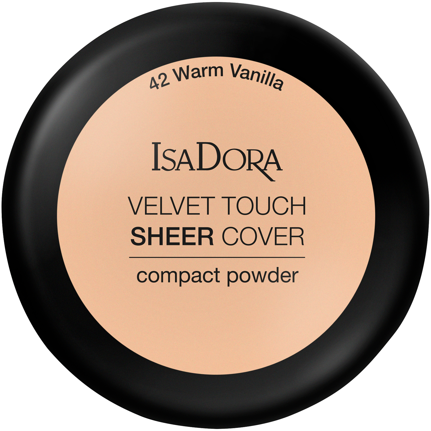 Пудра для лица 42 теплая ваниль Isadora Velvet Touch Sheer Cover, 7,5 гр