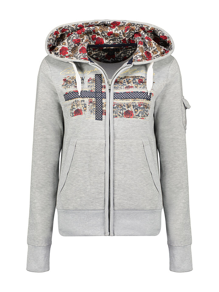 

Толстовка Geographical Norway Fabeaute, светло-серый