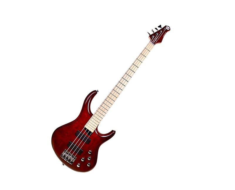 Басс гитара MTD Kingston Z4 4-String Bass Guitar - Trans Cherry w/ Maple FB