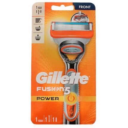 

Бритва для влажной уборки Fusion Power Razor с аккумулятором и вибрацией, Gillette