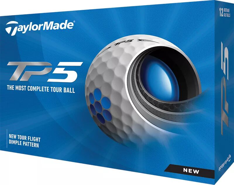 

Мячи для гольфа TaylorMade 2021 TP5, белый