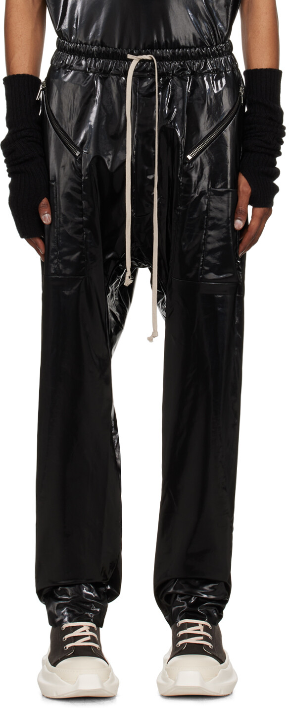 

Черные брюки карго на кулиске Rick Owens DRKSHDW, Черный, Черные брюки карго на кулиске Rick Owens DRKSHDW