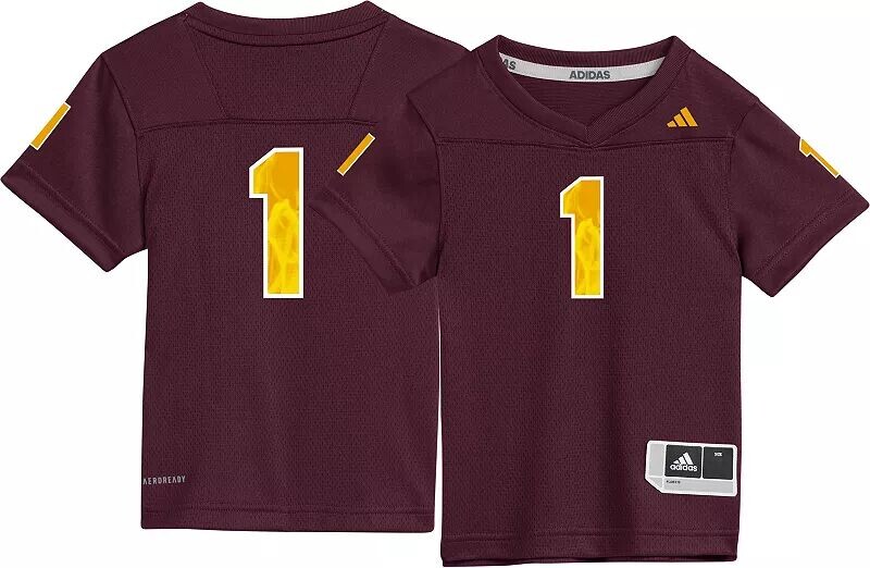 

Реплика футбольной майки Adidas Little Kids Arizona State Sun Devils темно-бордового цвета