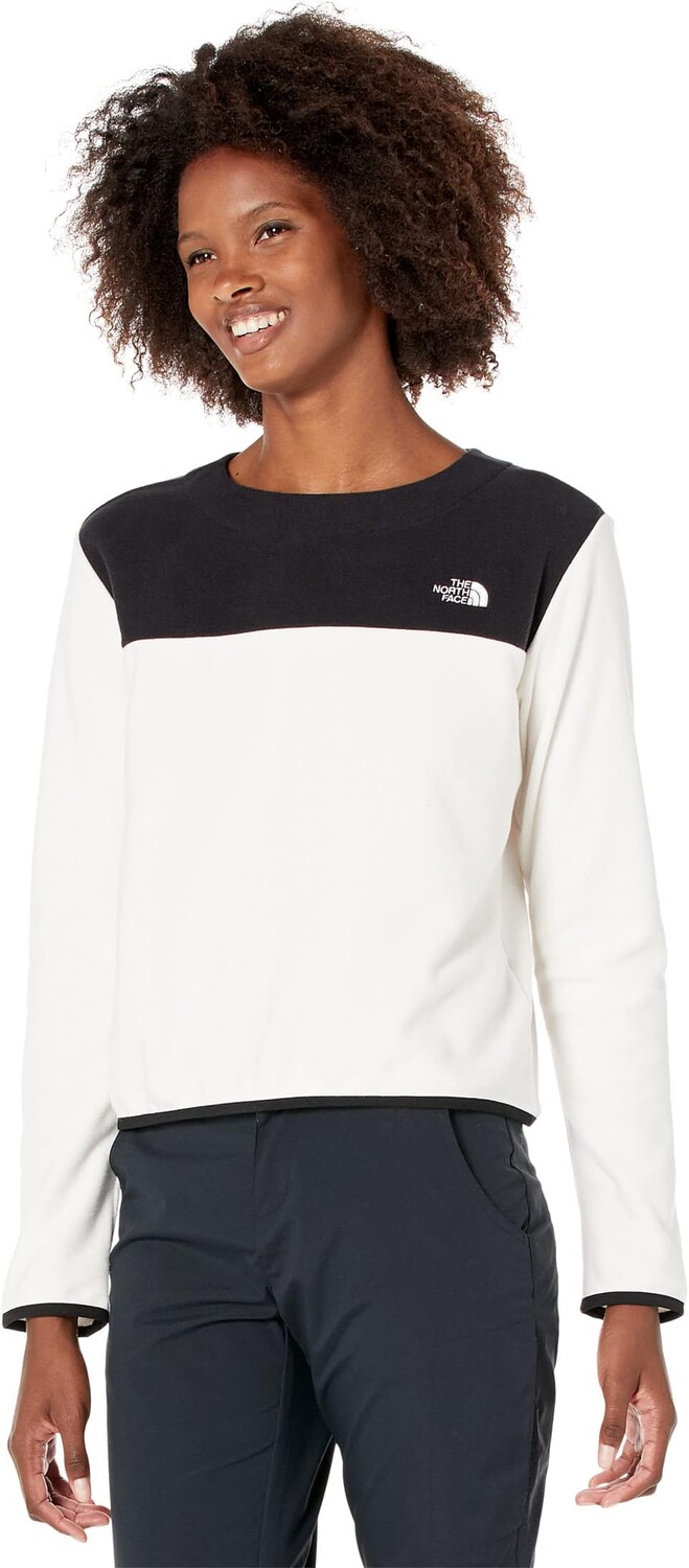 

Толстовка TKA Glacier Crew The North Face, цвет Gardenia White/TNF Black