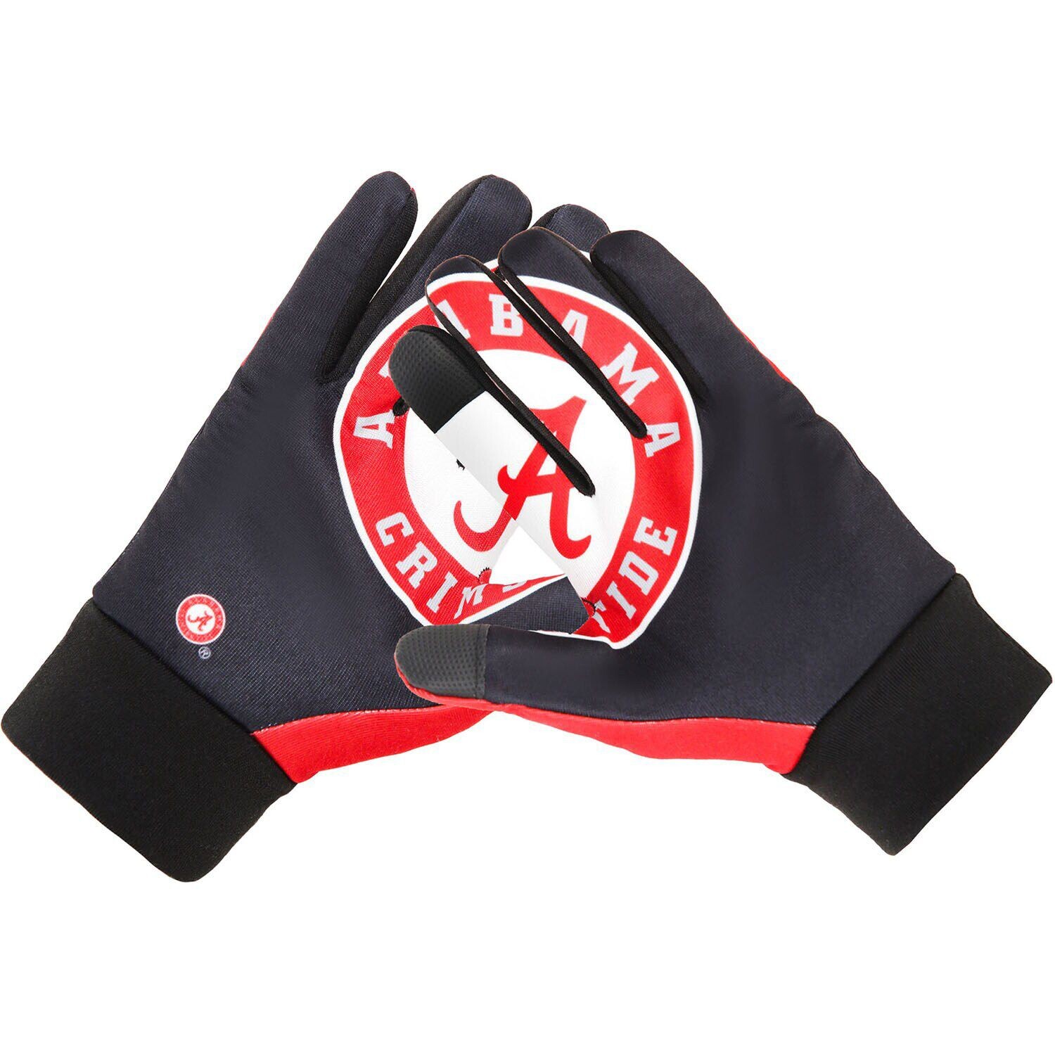 

Мужские перчатки для текстовых сообщений с логотипом FOCO Alabama Crimson Tide Palm