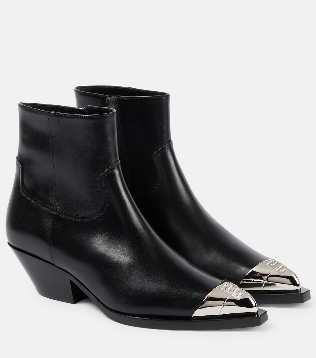 Кожаные ботинки в стиле вестерн Givenchy, черный