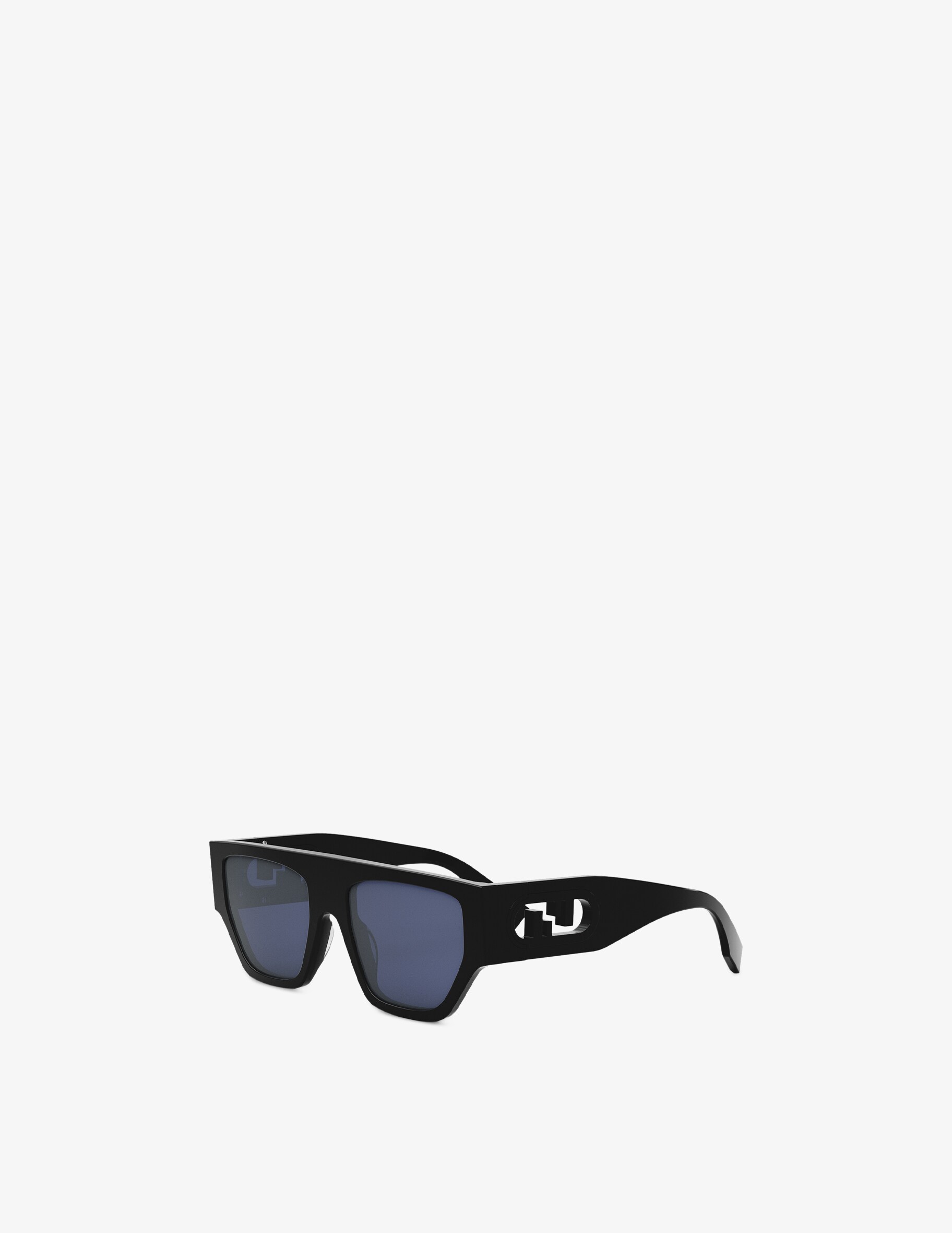 цена Солнцезащитные очки FE40108U в квадратной оправе Fendi, цвет Shiny Black