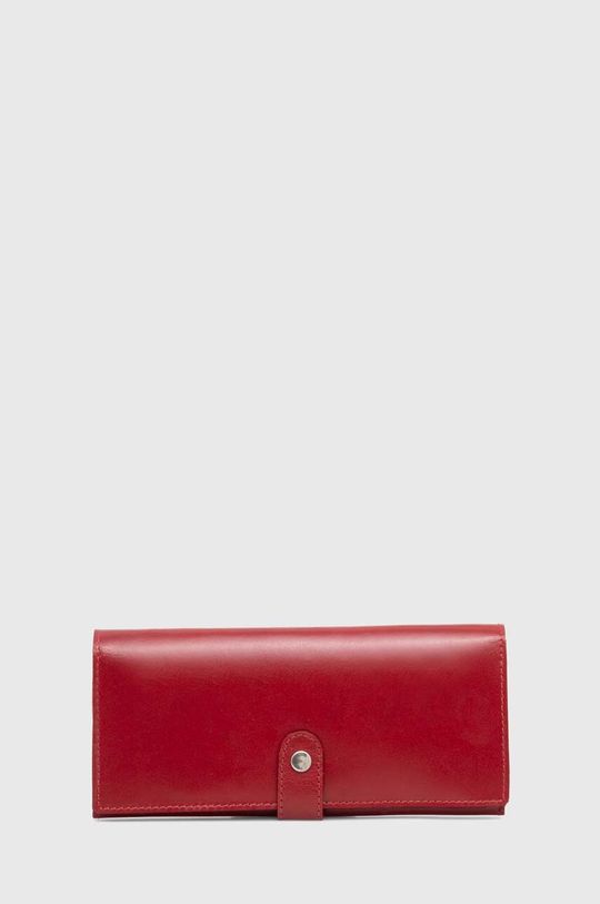 Кожаный кошелек Answear Lab, красный