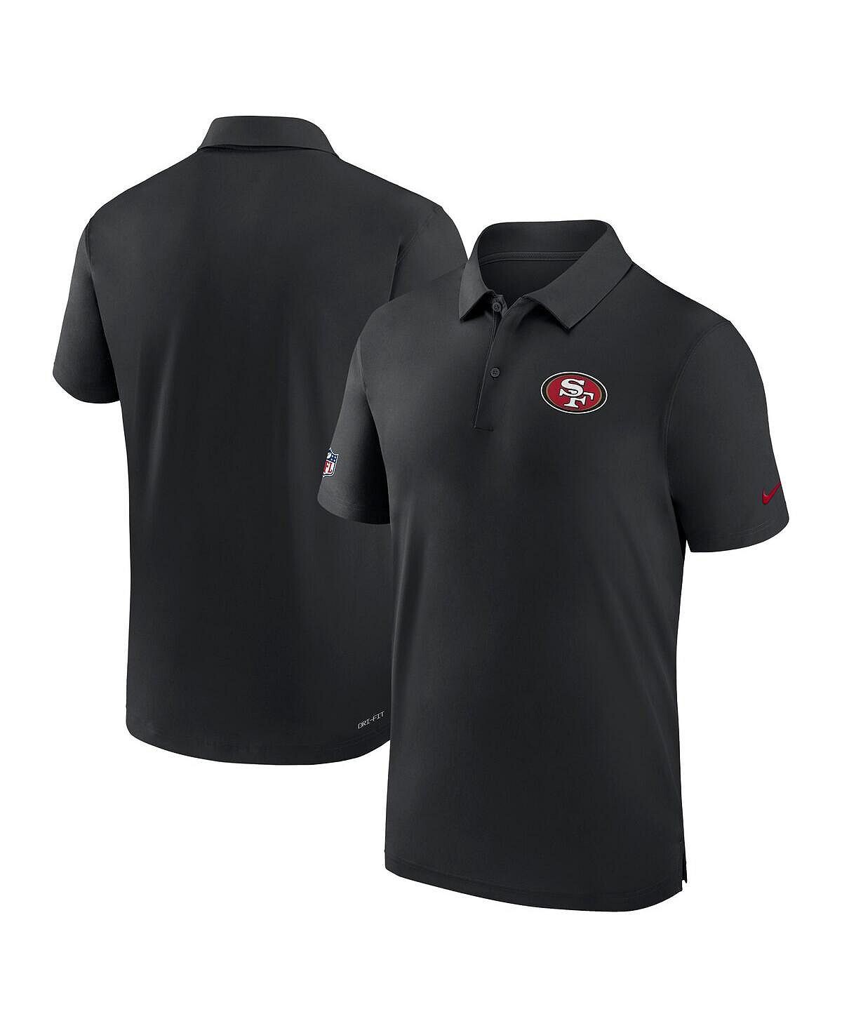 

Мужская черная рубашка-поло San Francisco 49ers Sideline Coaches Performance Nike