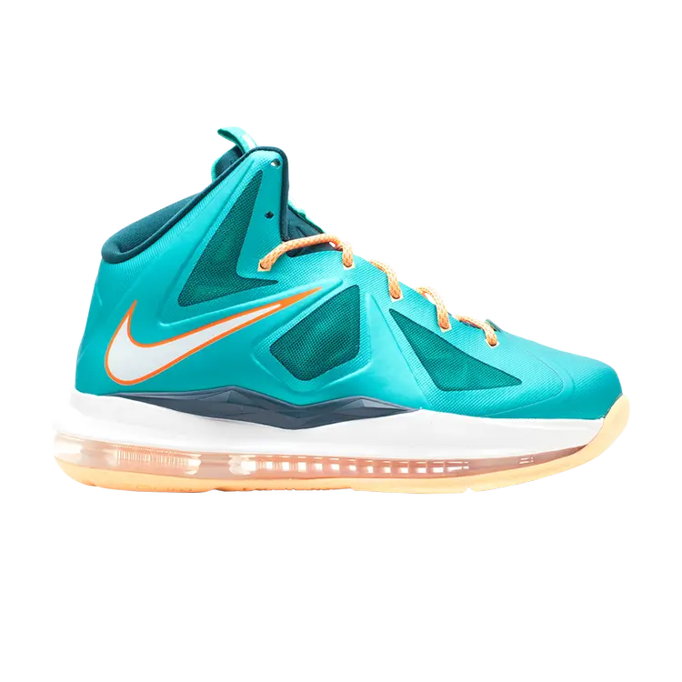 

Кроссовки Nike LeBron 10 GS 'Miami Dolphins', зеленый