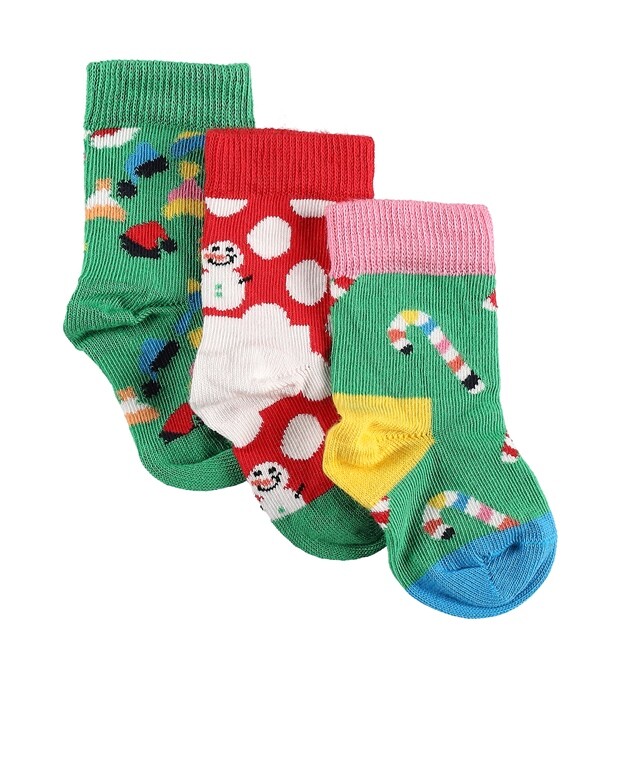 

Носки, упаковка 3 шт. Happy Socks, лаймовый