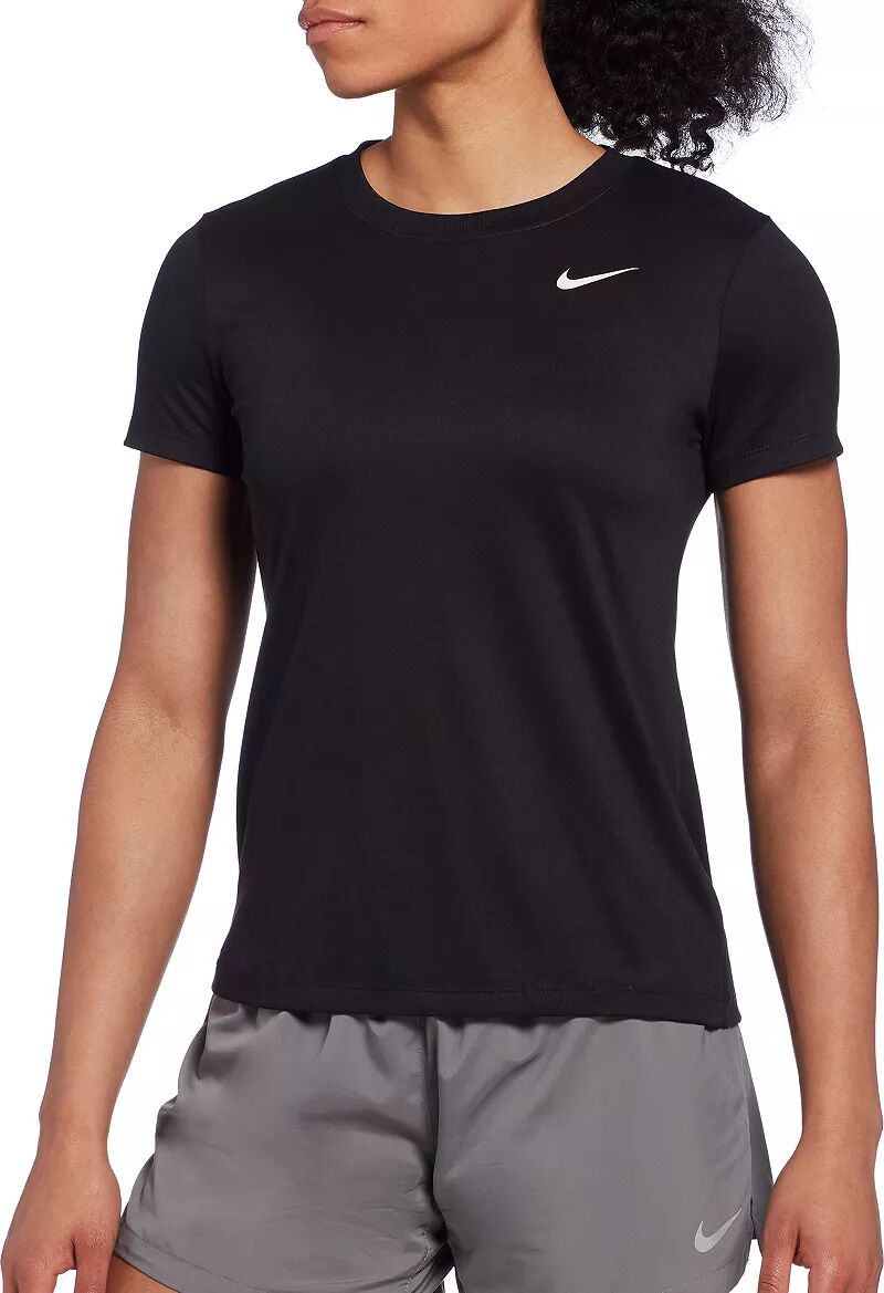 Женская футболка Nike Dry Legend, черный футболка женская nike dry оранжевый