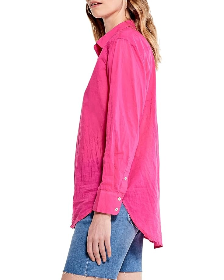 

Рубашка NIC+ZOE Cotton Boyfriend Shirt, цвет Shocking Pink