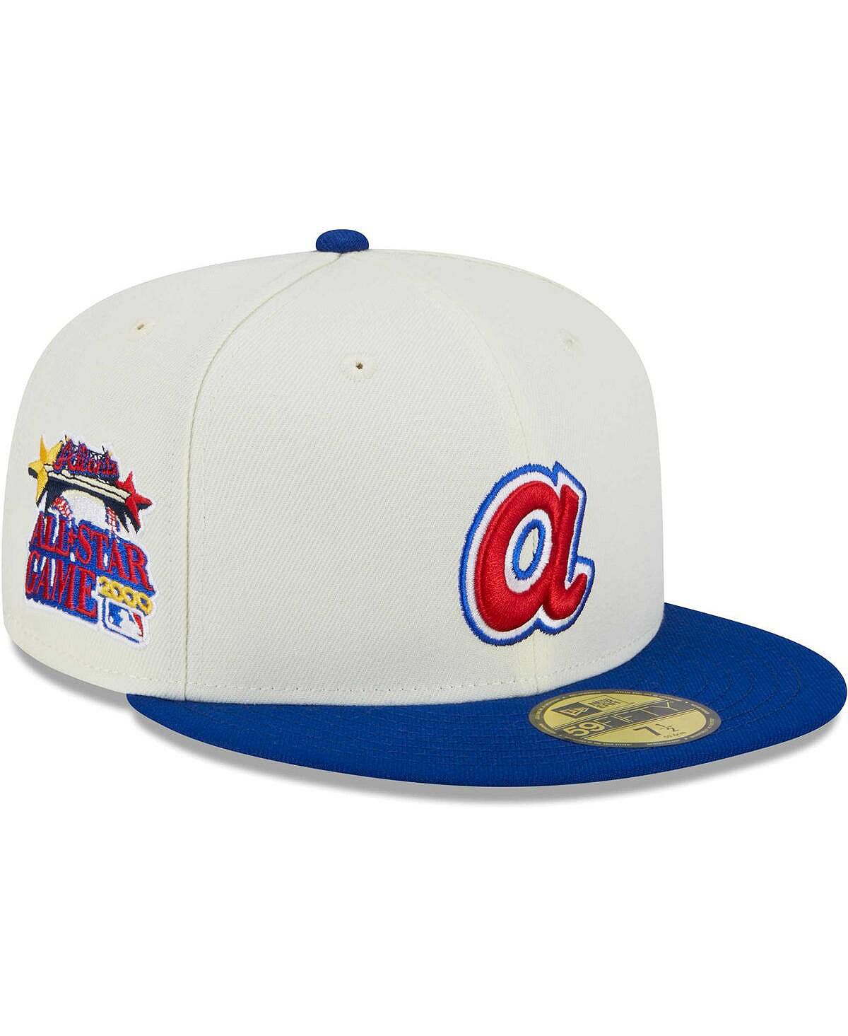 Мужская приталенная шляпа Stone, Royal Atlanta Braves Retro 59FIFTY New Era