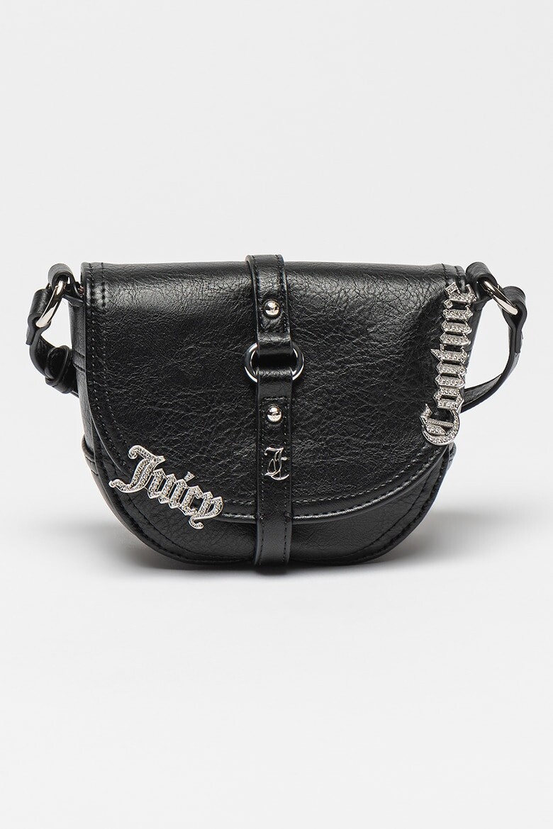 

Сумка на плечо из экокожи с клапаном Juicy Couture, черный