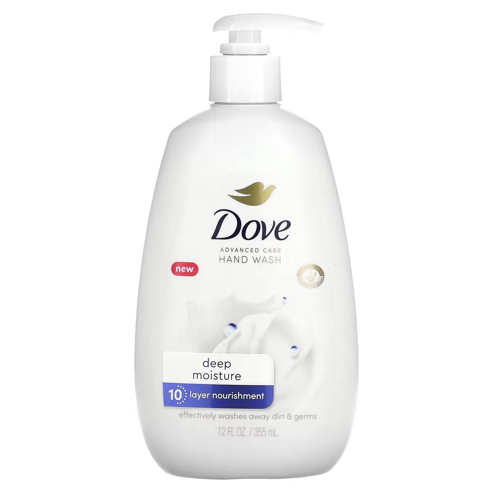 цена Жидкое мыло для рук Dove Advanced Care глубокое увлажнение, 355 мл