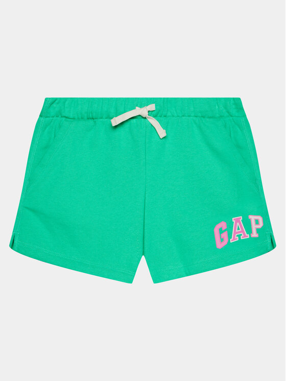 Спортивные шорты стандартного кроя Gap, зеленый спортивные шорты стандартного кроя gap зеленый