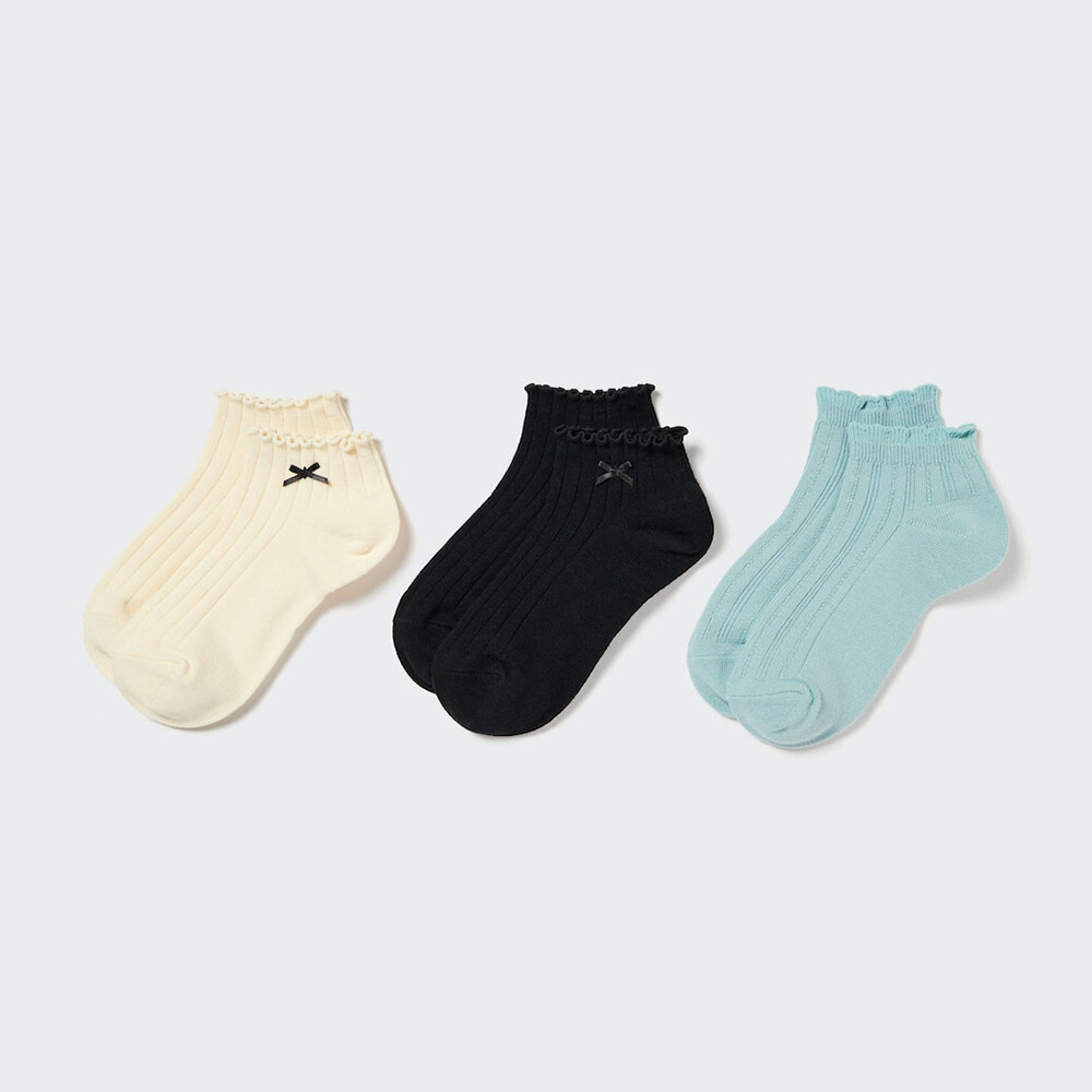 

Носки Uniqlo 3 пары носков, светло-бежевый