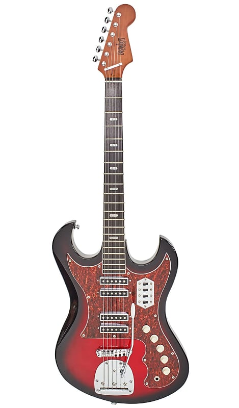 Электрогитара Eastwood MRG Series SD-40 Hound Dog Basswood Body Bolt-on Maple Neck 6-String Electric Guitar курьер 1986