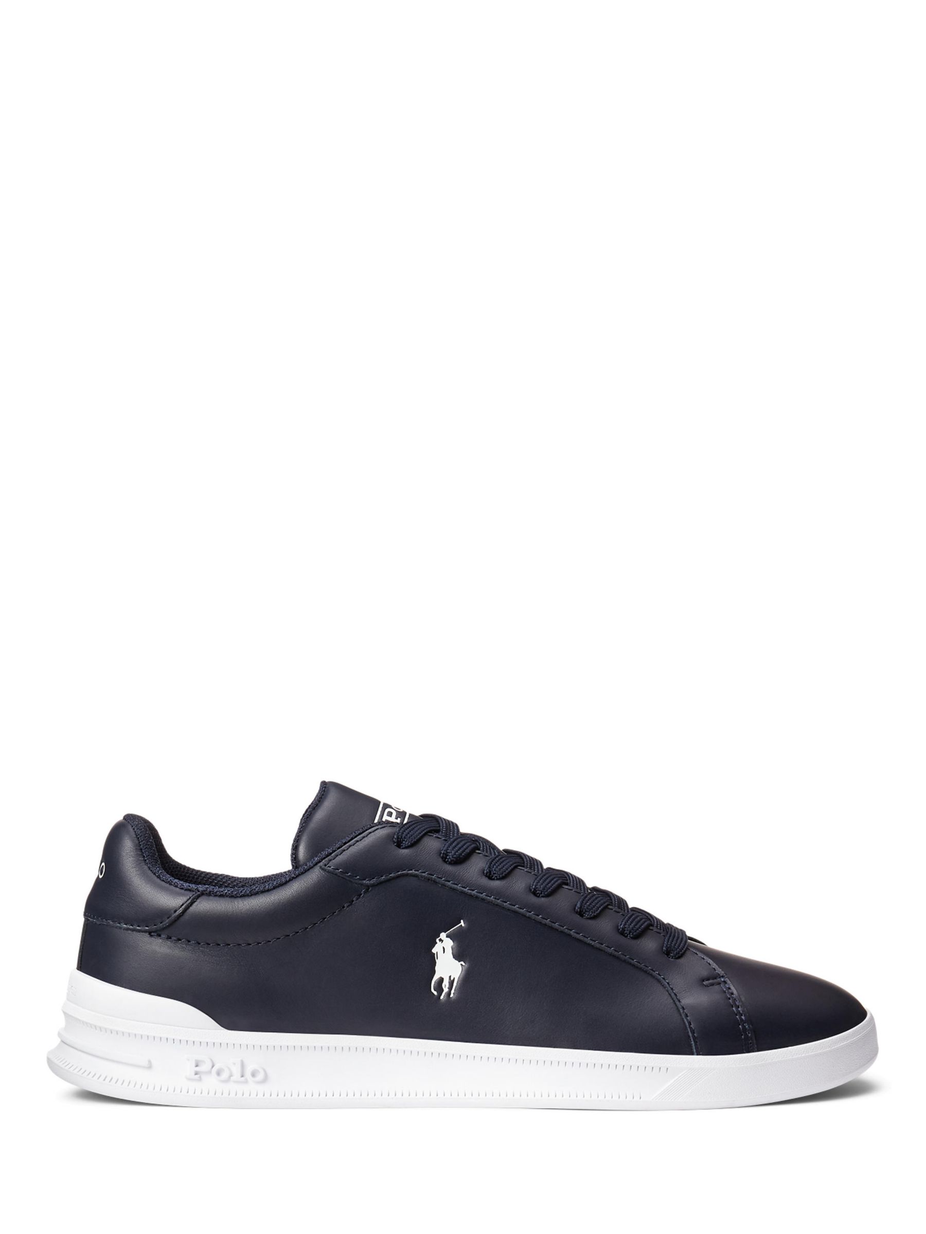 

Кожаные кроссовки Polo Ralph Lauren Heritage Court II, темно-синие