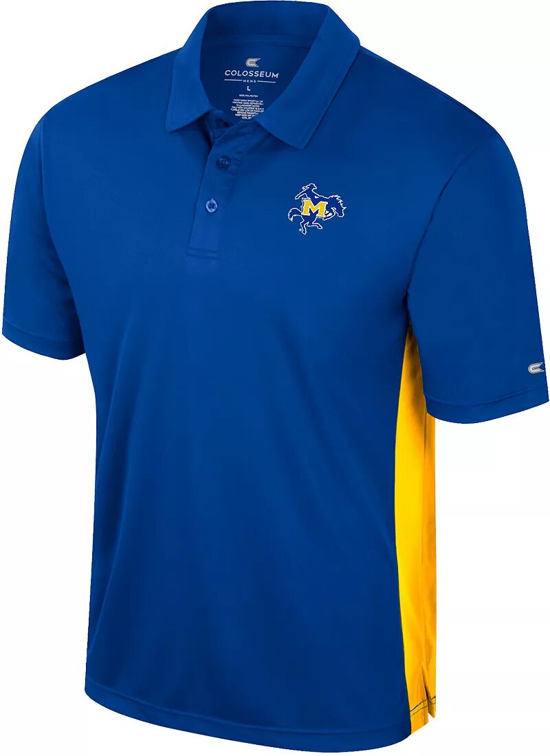 Colosseum Мужская футболка-поло McNeese State Cowboys Royal Blue