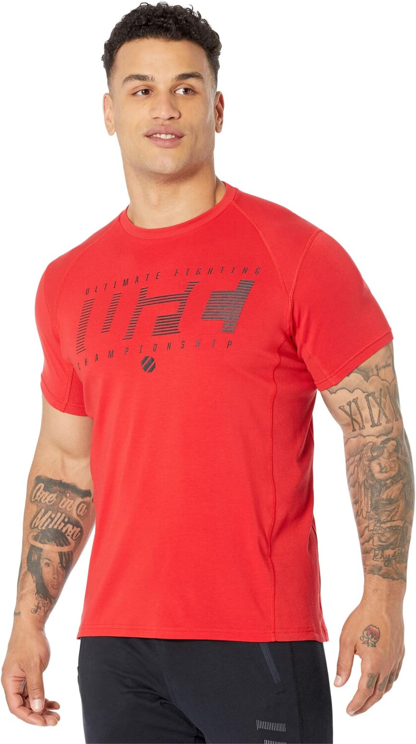 

Футболка Ultimate Fighting с короткими рукавами и круглым вырезом UFC, красный