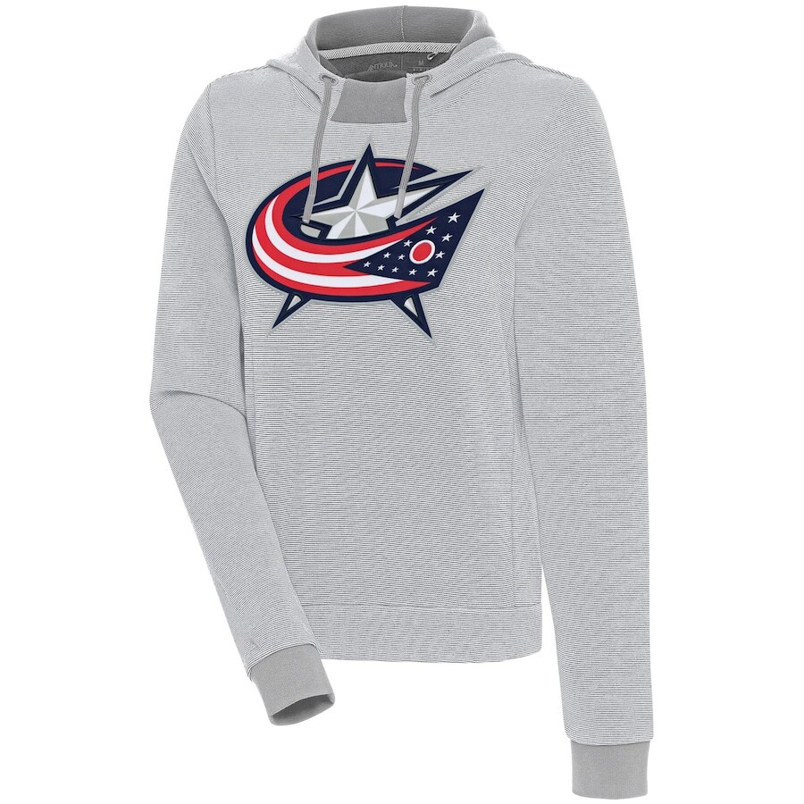 

Куртка Antigua Columbus Blue Jackets, серый